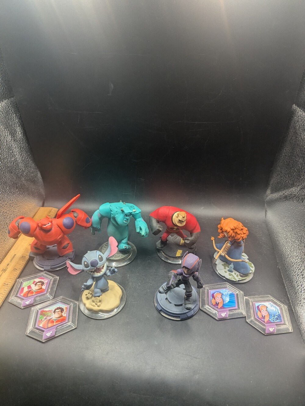 Disney Pixar Infinity 1.0 And 2.0 Figure Set - Incredibles, Stitch, Sulley Etc